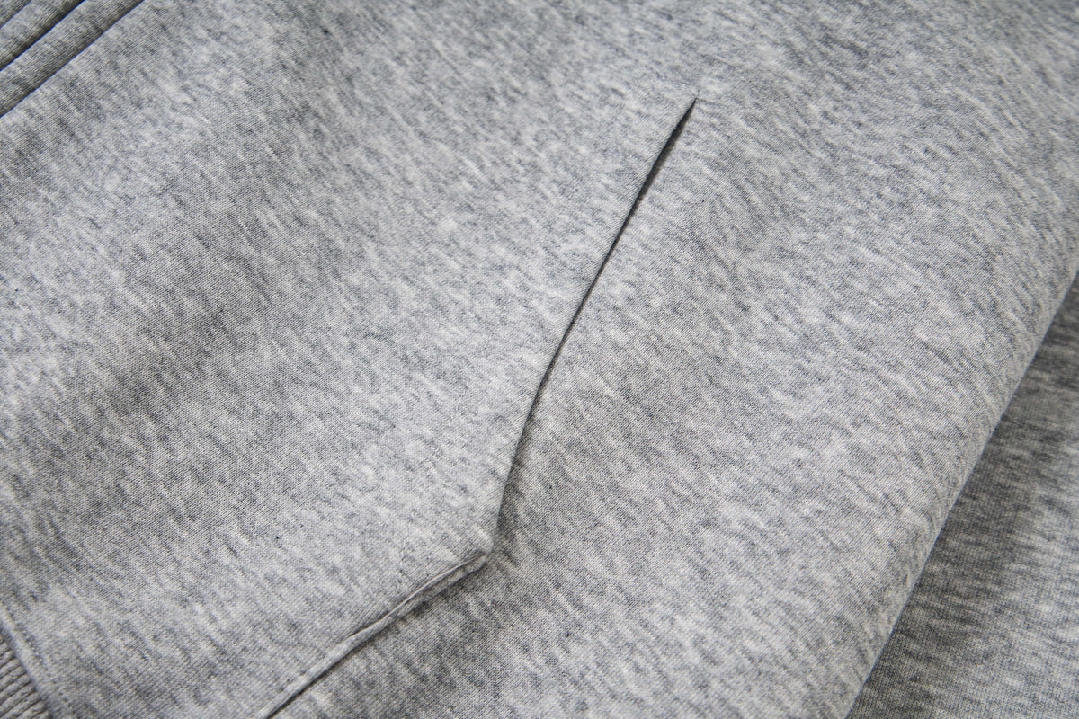 Madxmarx Rhinestone Cross Zip Hoodie