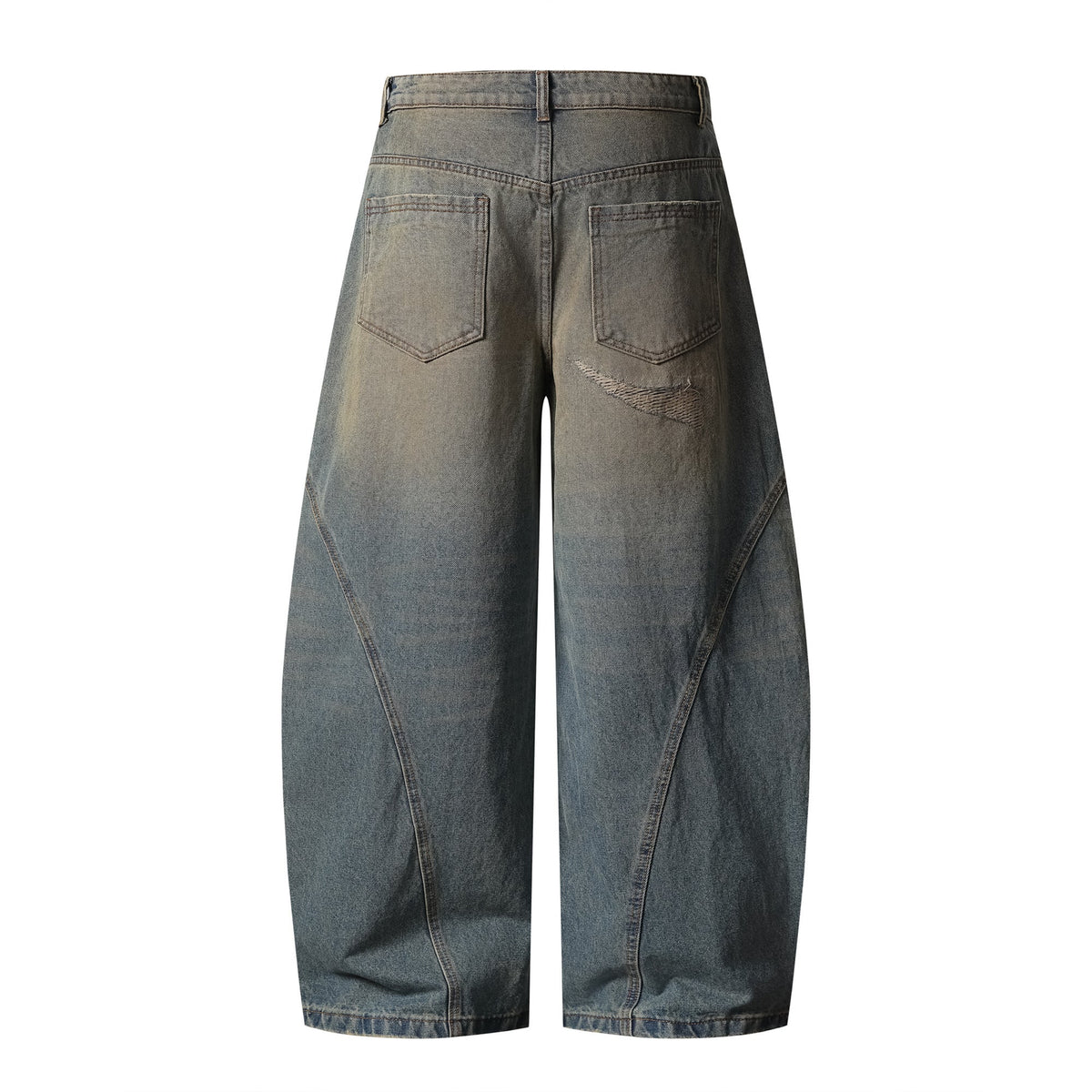 Pantalon en jean incurvé effet vieilli Madxmarx