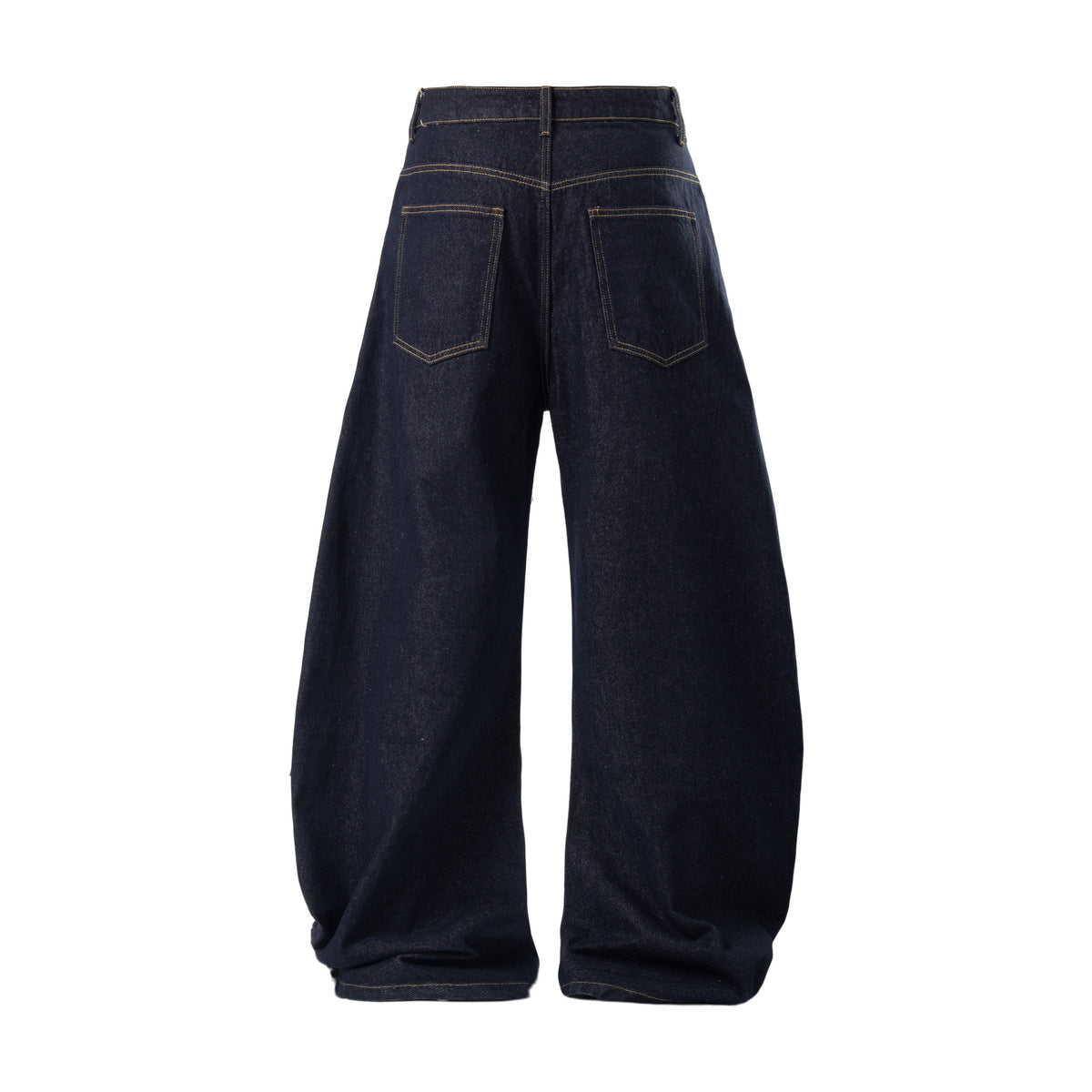 Madxmarx Distressed Flame Stitch Baggy Jeans