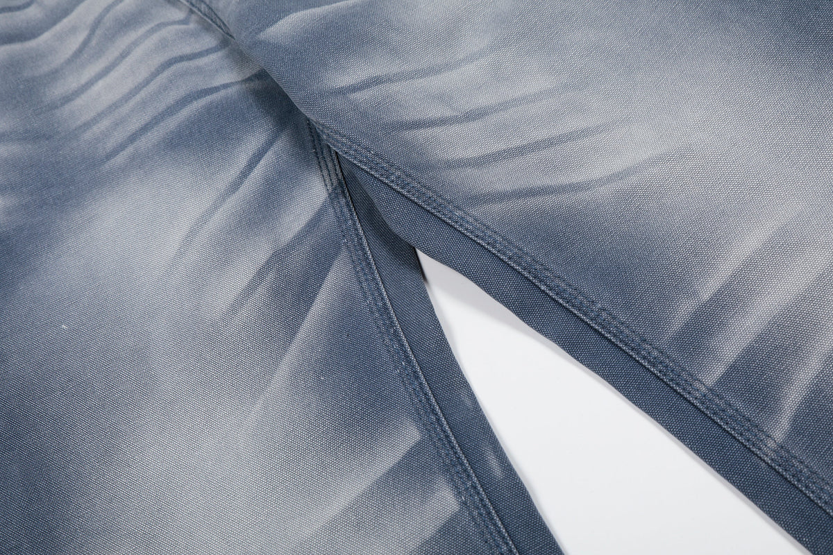 Madxmarx Jeans aus Denim mit gewaschenem Knittereffekt