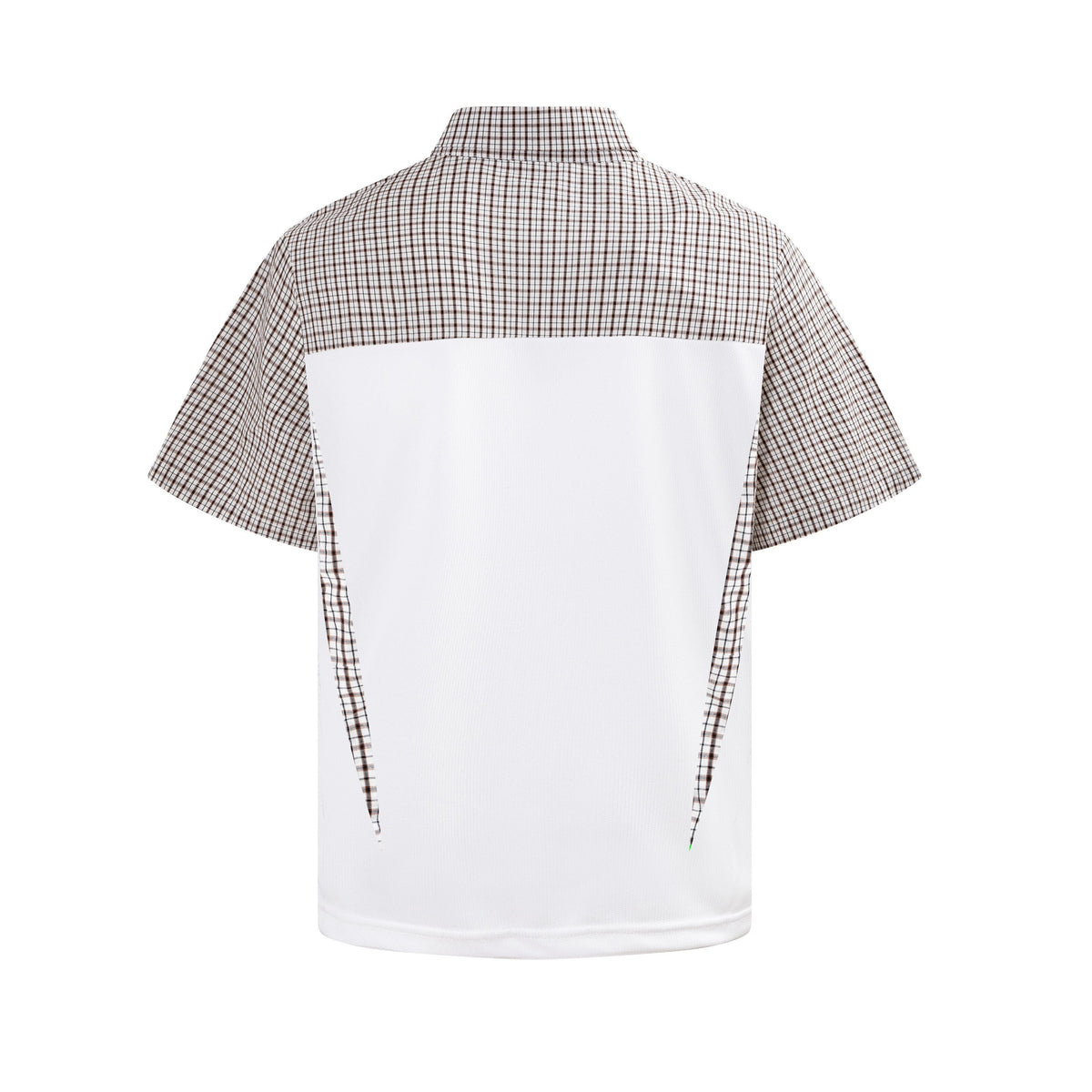 Madxmarx Vintage Plaid Panel Polo