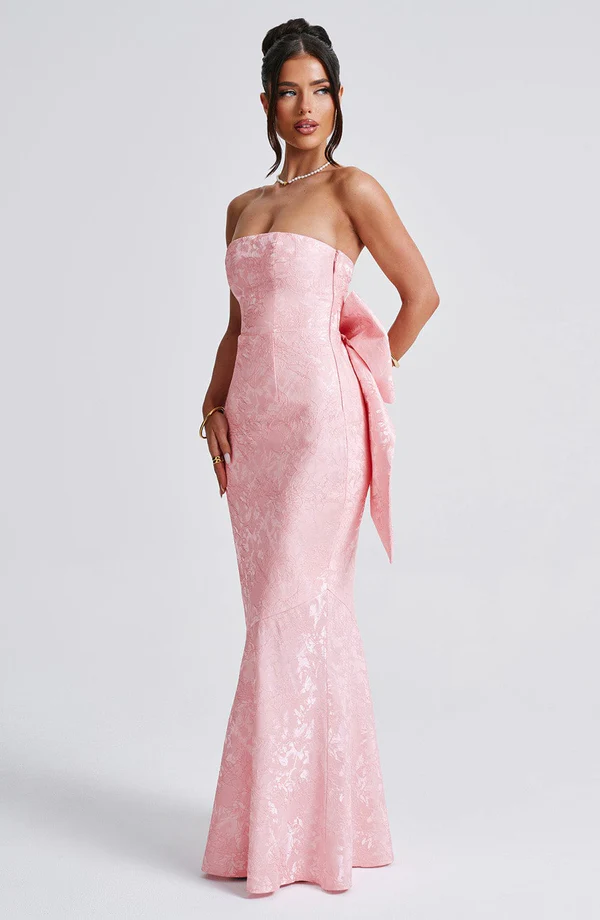 Prom Specials- Pink Felicity Maxi Dress