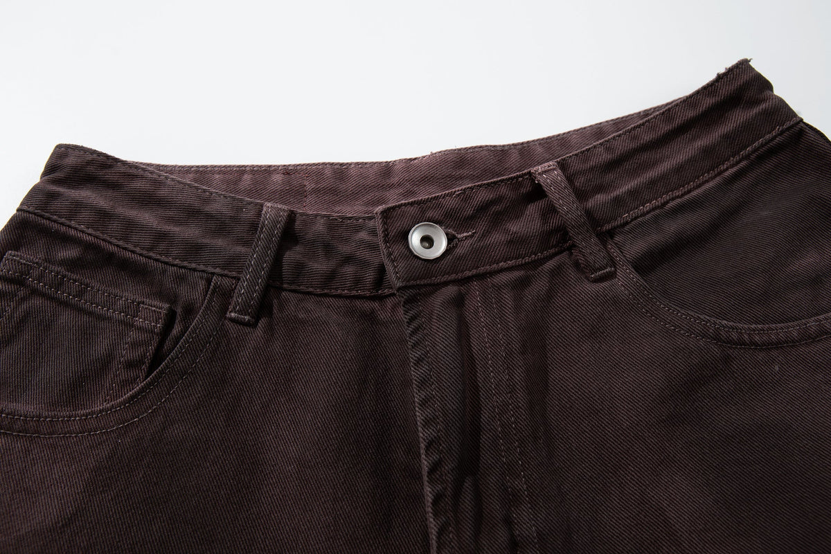 Madxmarx Gradient Washed Wide-Leg Jeans