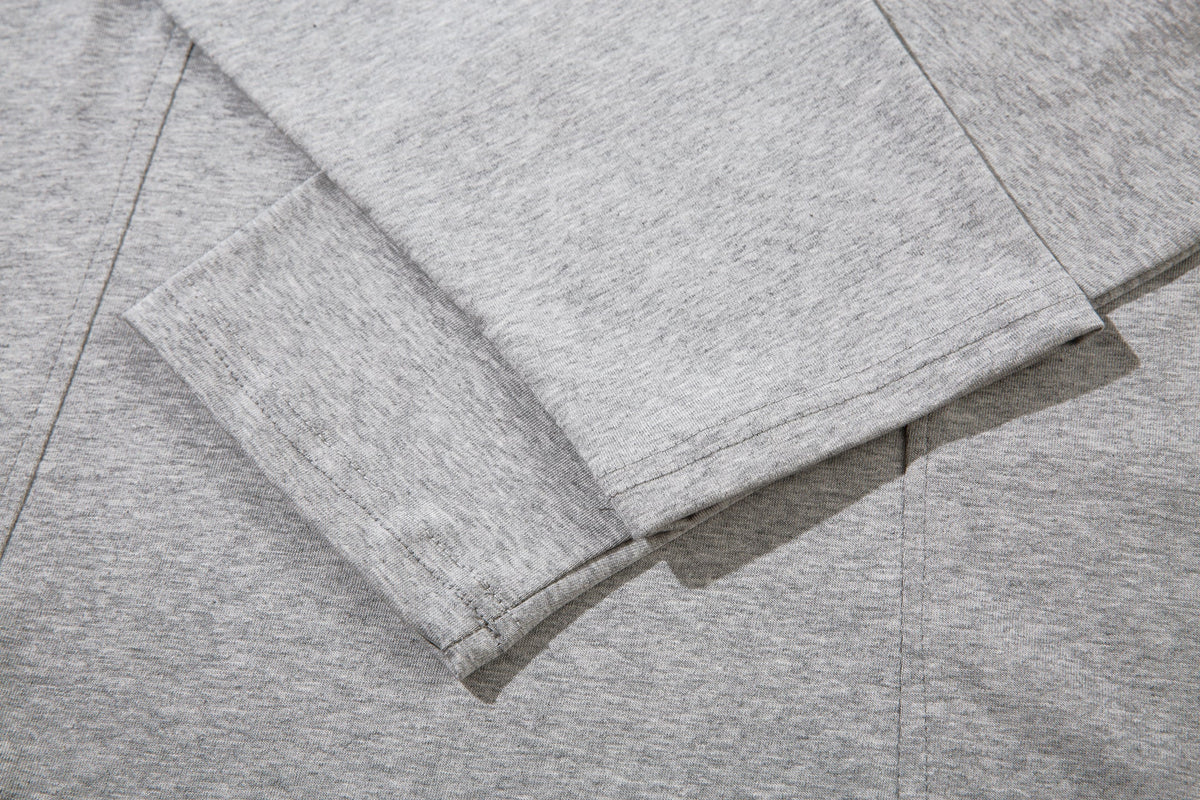 Madxmarx Langarmshirt mit strukturiertem Einsatz