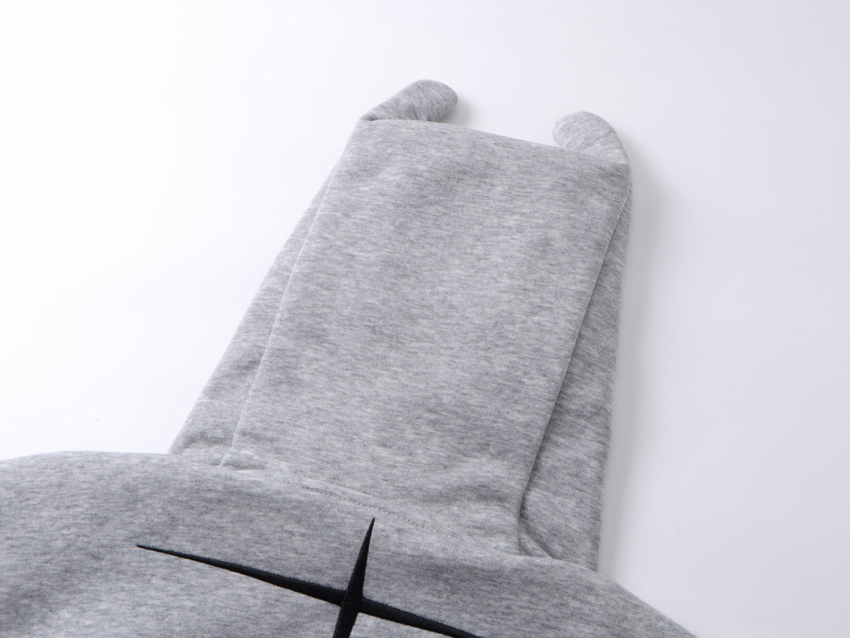 Madxmarx Devil-Ear Zip Hoodie