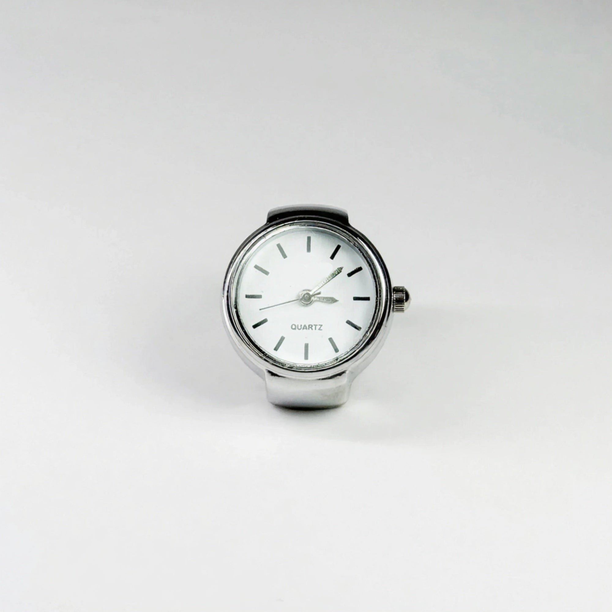 Onyx Watch Ring | Silver