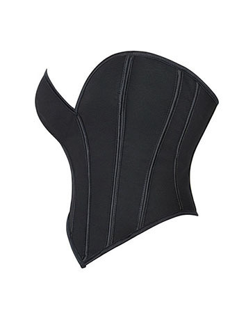 Little Red Riding Hood Halloween outfit black corset detail
