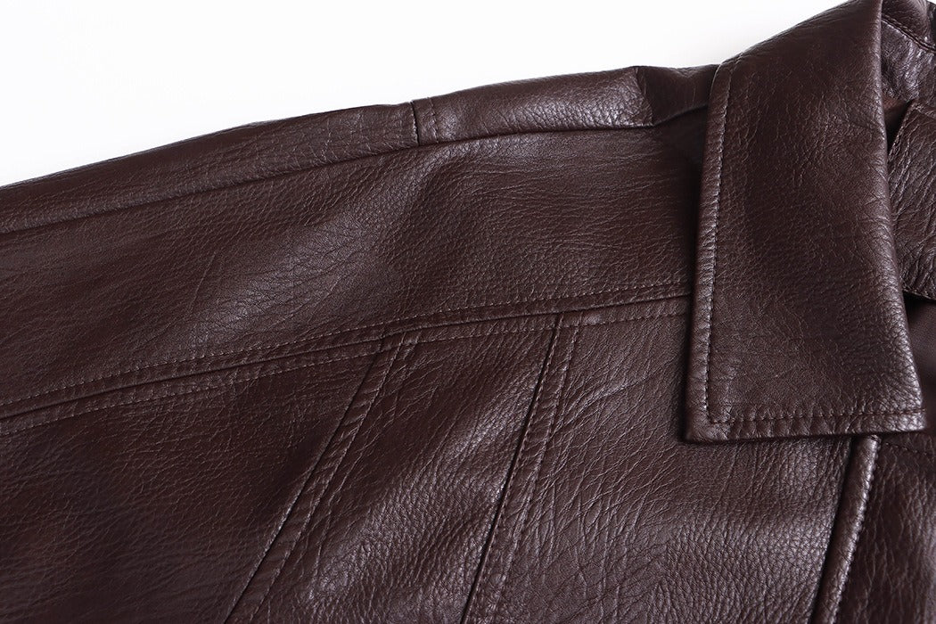 Street American Vintage PU Leather Jacket