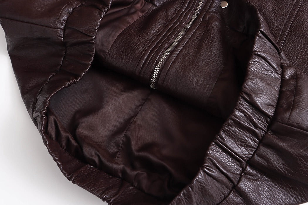 Street American Vintage PU Leather Jacket