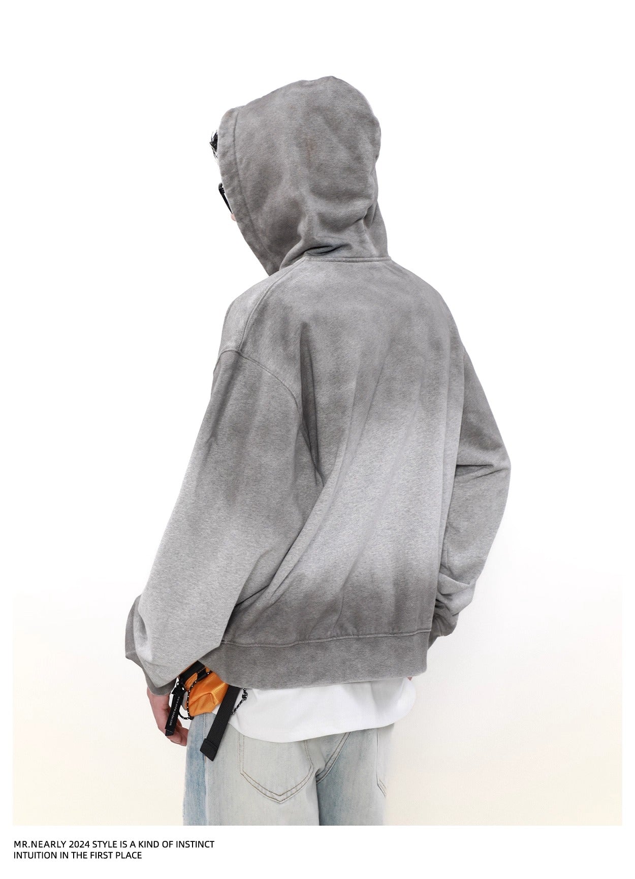Heavyweight Cleanfit Print Zip-up Sweatshirt
