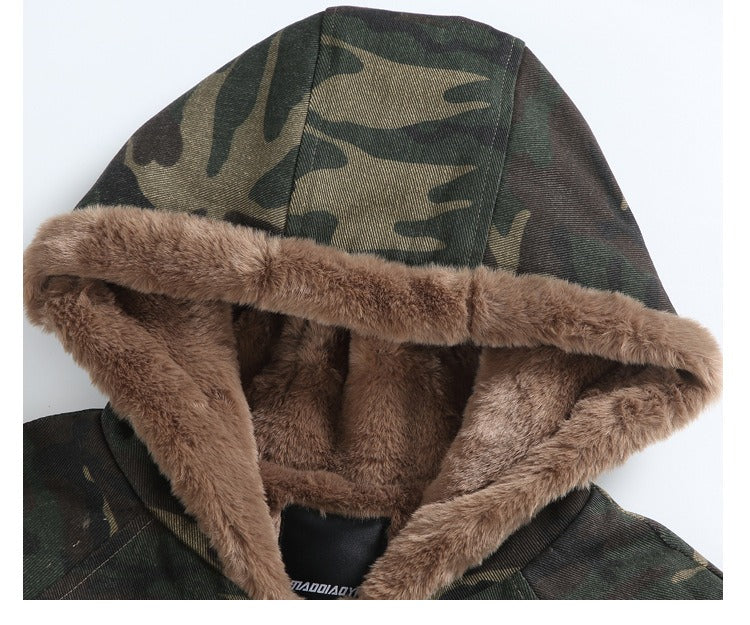 Veste zippée doublée en sherpa