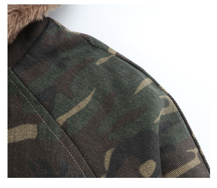 Veste zippée doublée en sherpa