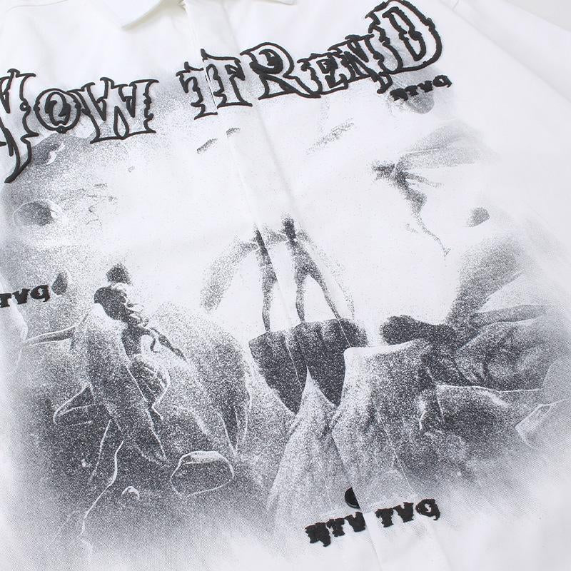 Camisa con estampado "New Trend" de Mountain War