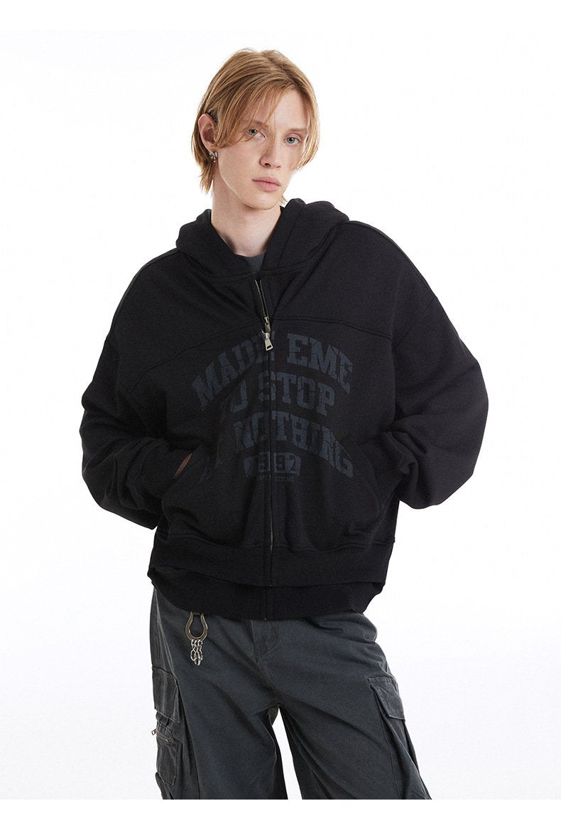 Motivational Zip-Up Hoodie