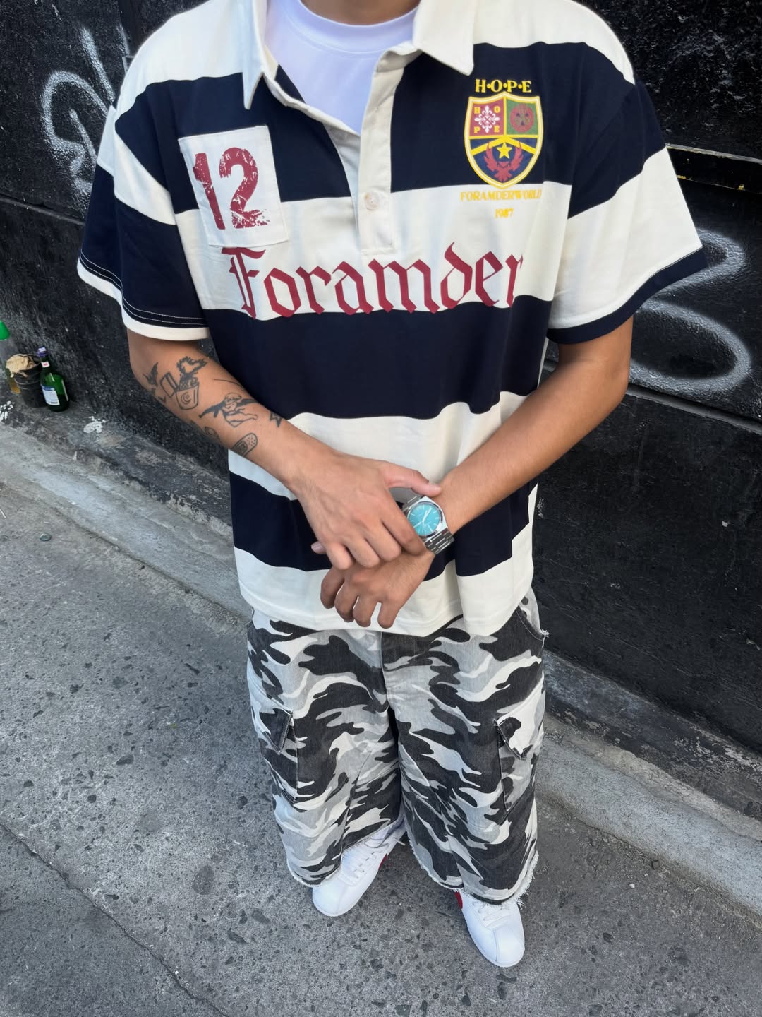 Madxmarx “Heritage Stripe Rugby Polo”
