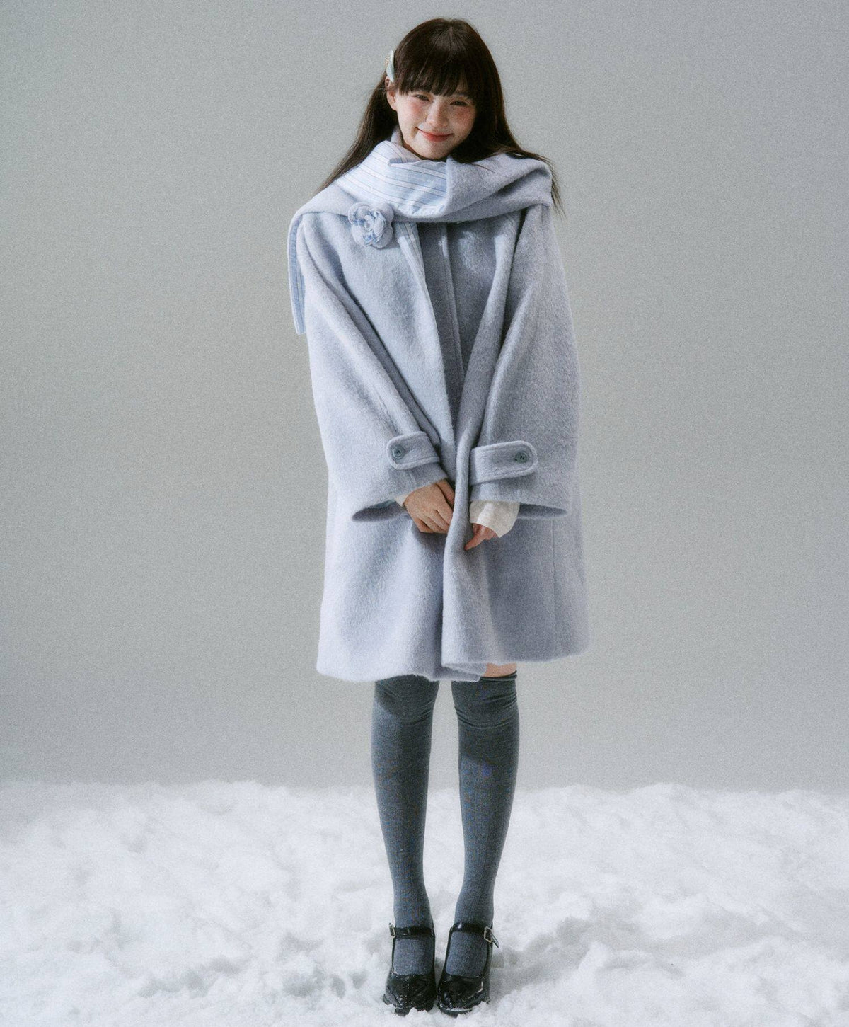 Flower Accent Coat