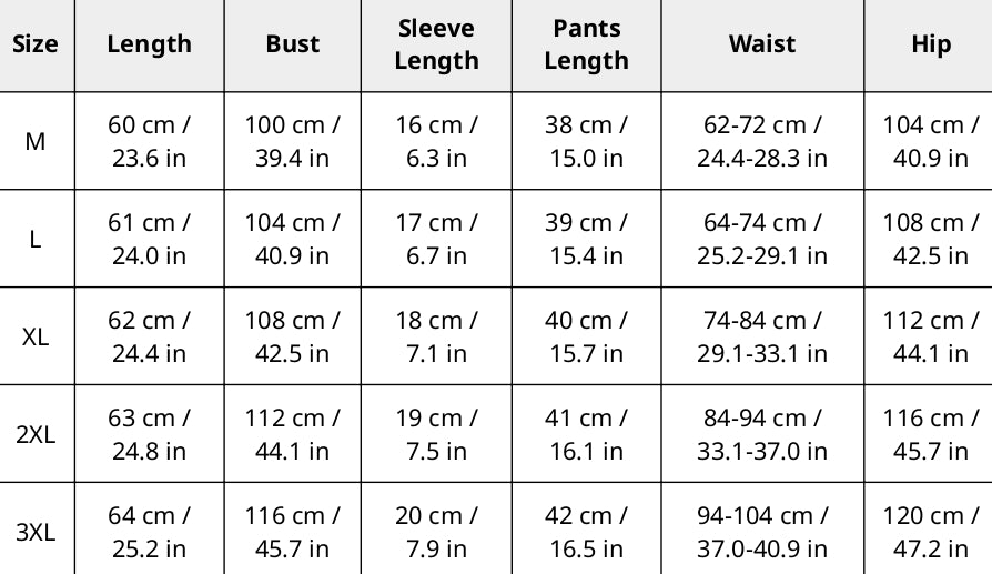 Basic zomerset van twee stukken