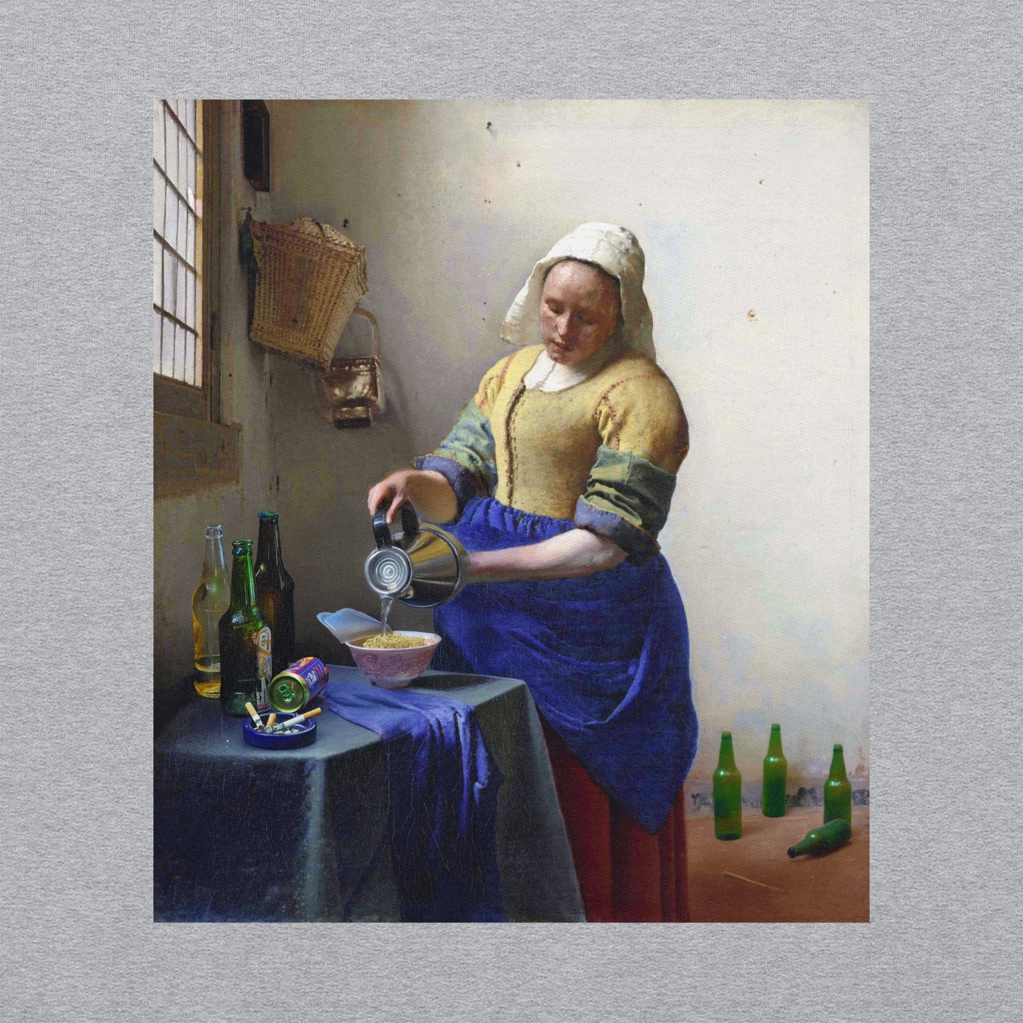 Johannes Vermeer - The Milkmaid Sweatshirt AF0032