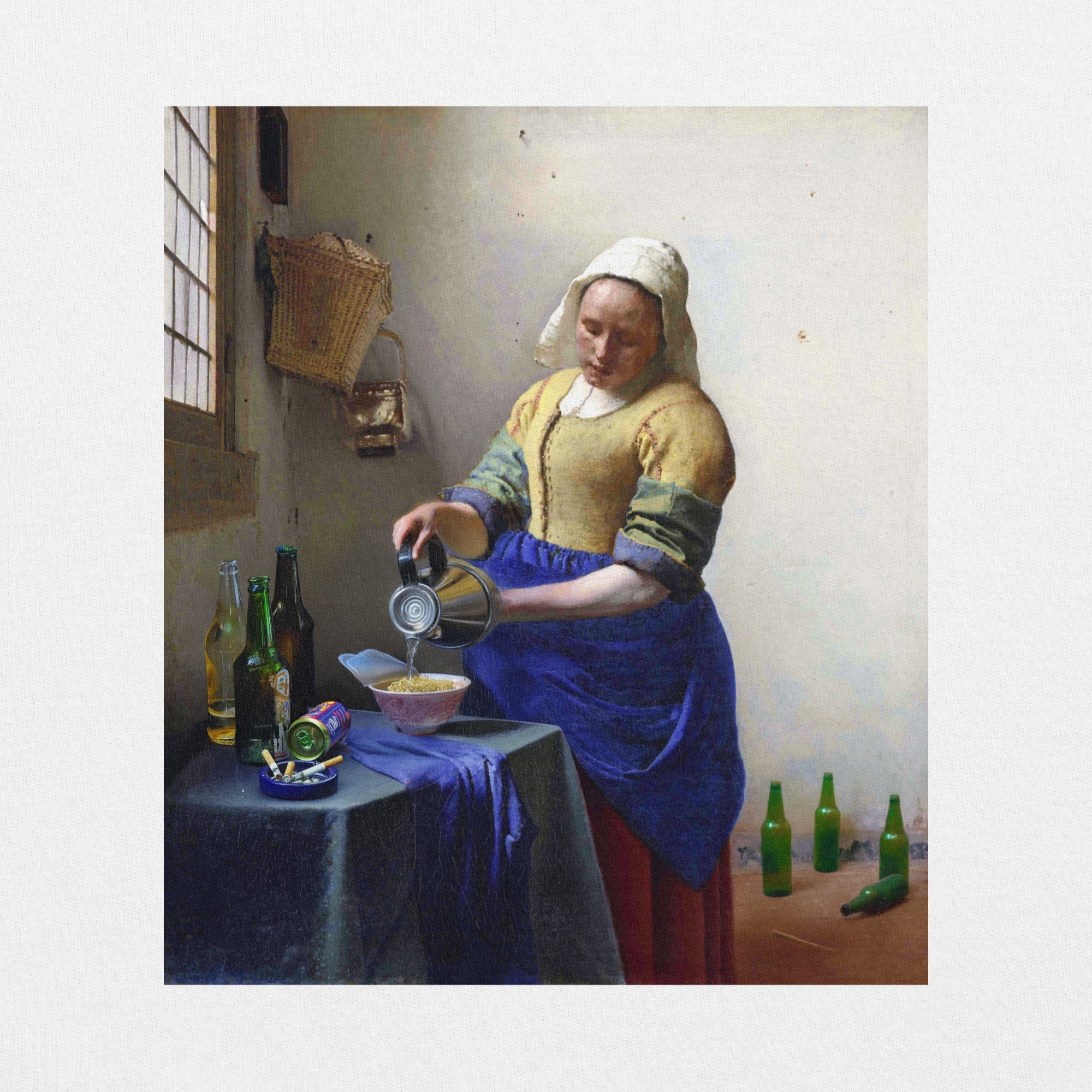 Johannes Vermeer - The Milkmaid Sweatshirt AF0032