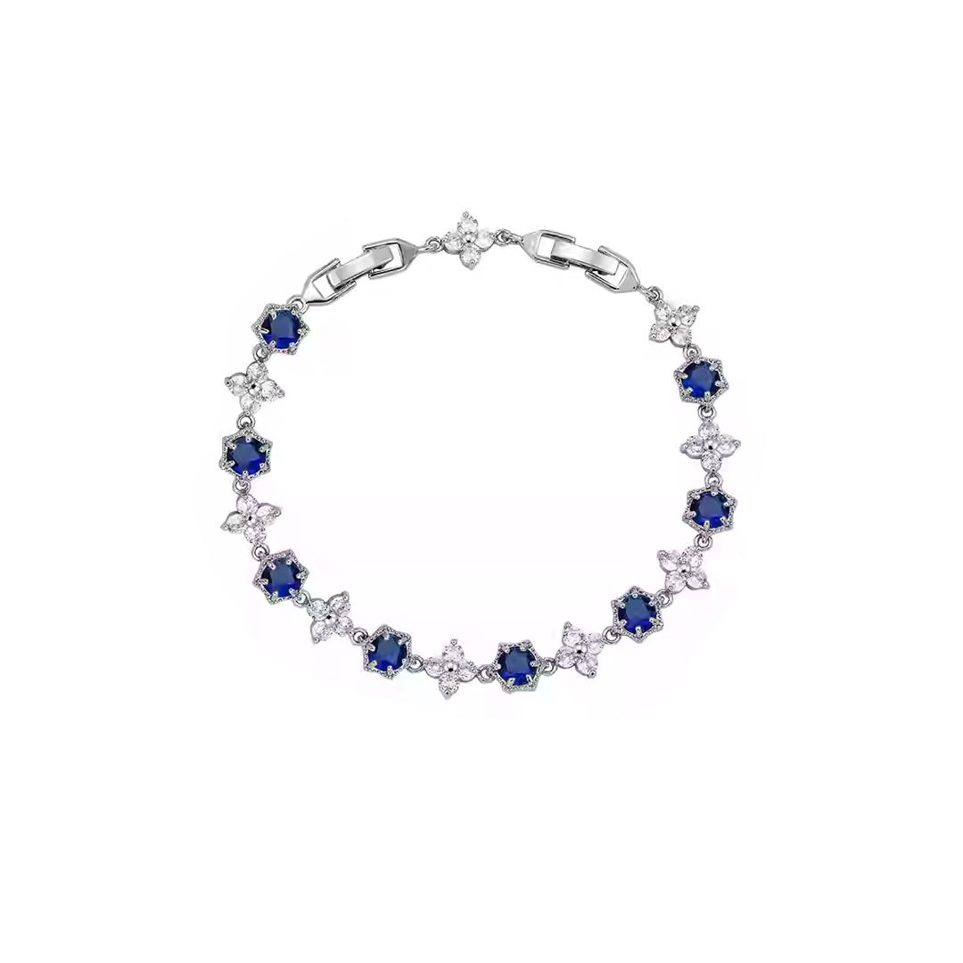 Bracelet flocon de neige en zircon