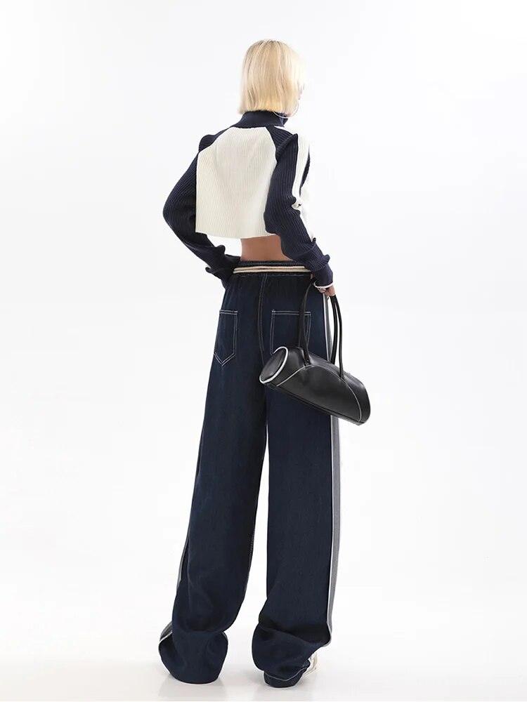 Japanese Wide Leg Baggy Denim Pant
